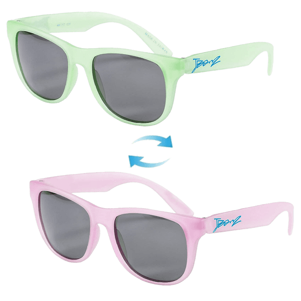 Solbriller som skifter farge i solen - Fra Grønne til Rosa