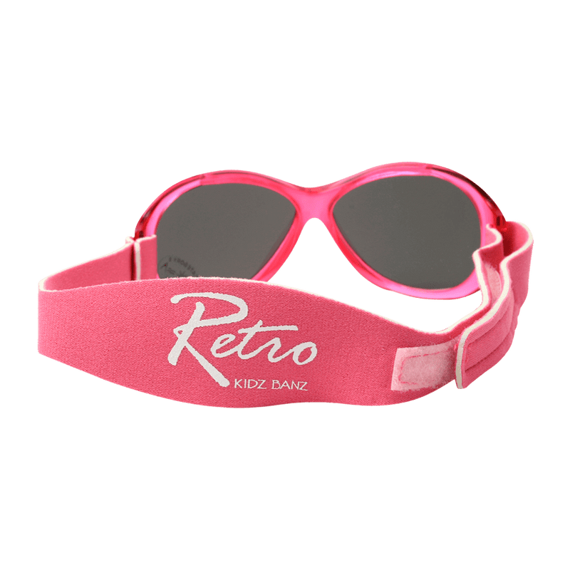 Retro Solbriller for barn - Rosa (Retro Banz Pink)