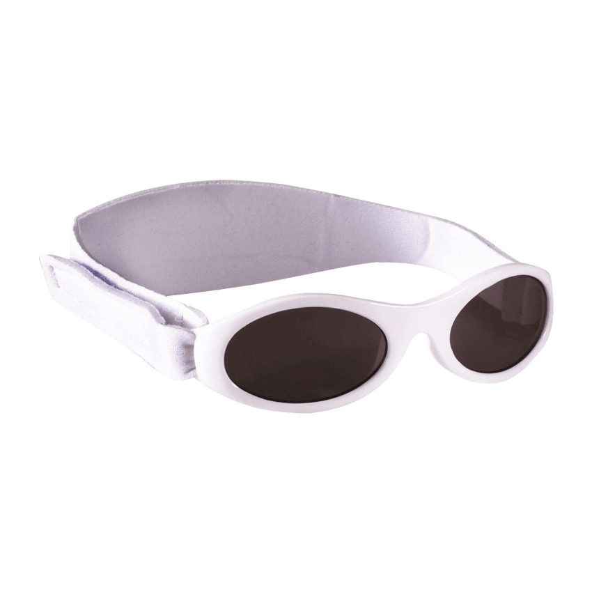 Baby Banz / Kidz Banz solbriller - Hvite (Adventure White)