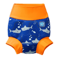 Badebukse for babysvømming - Happy Nappy Shark Orange