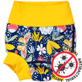 Babysvømming badebukse med bakteriedrepende innerbleie - Happy Nappy DUO™ Garden delight