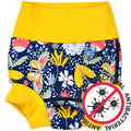 Babysvømming badebukse med bakteriedrepende innerbleie - Happy Nappy DUO™ Garden delight