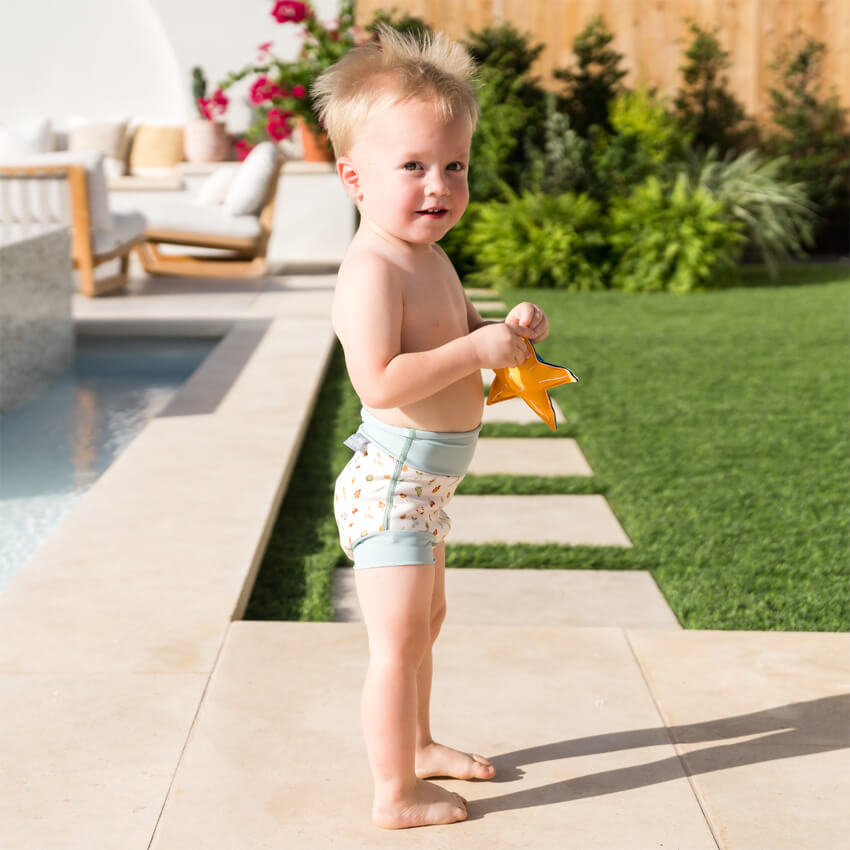 Badebleie for babysvømming - Happy Nappy DUO™ Little Acorns