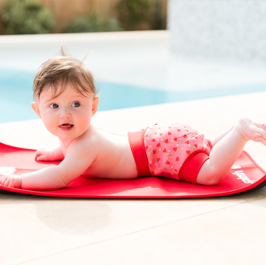 Badebleie for babysvømming - Happy Nappy DUO™ Strawberry field