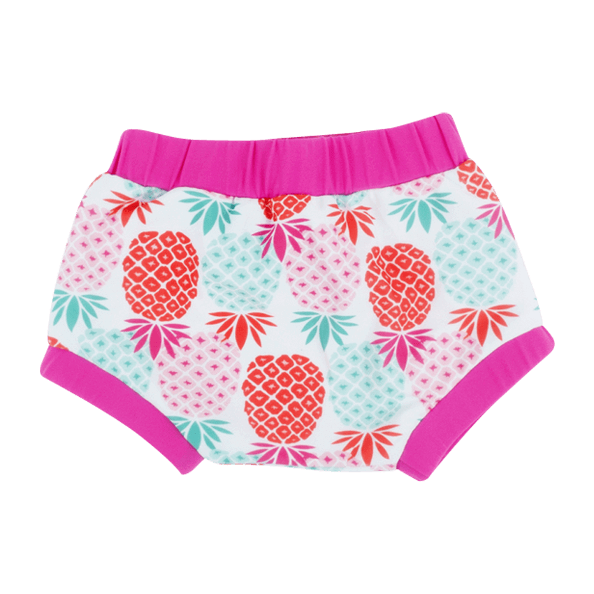 Badebleie med UPF50+ solbeskyttelse - Pineapple Rosa (Banz)