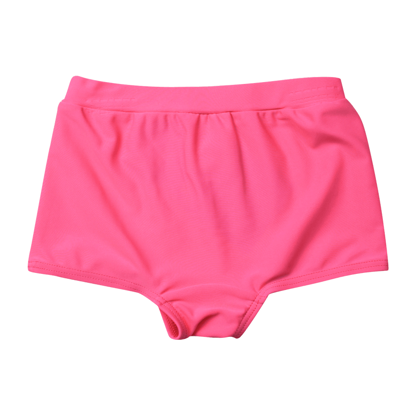 Badebukse i rosa med UV-beskyttelse (Banz Pink Mermaid Shorts)