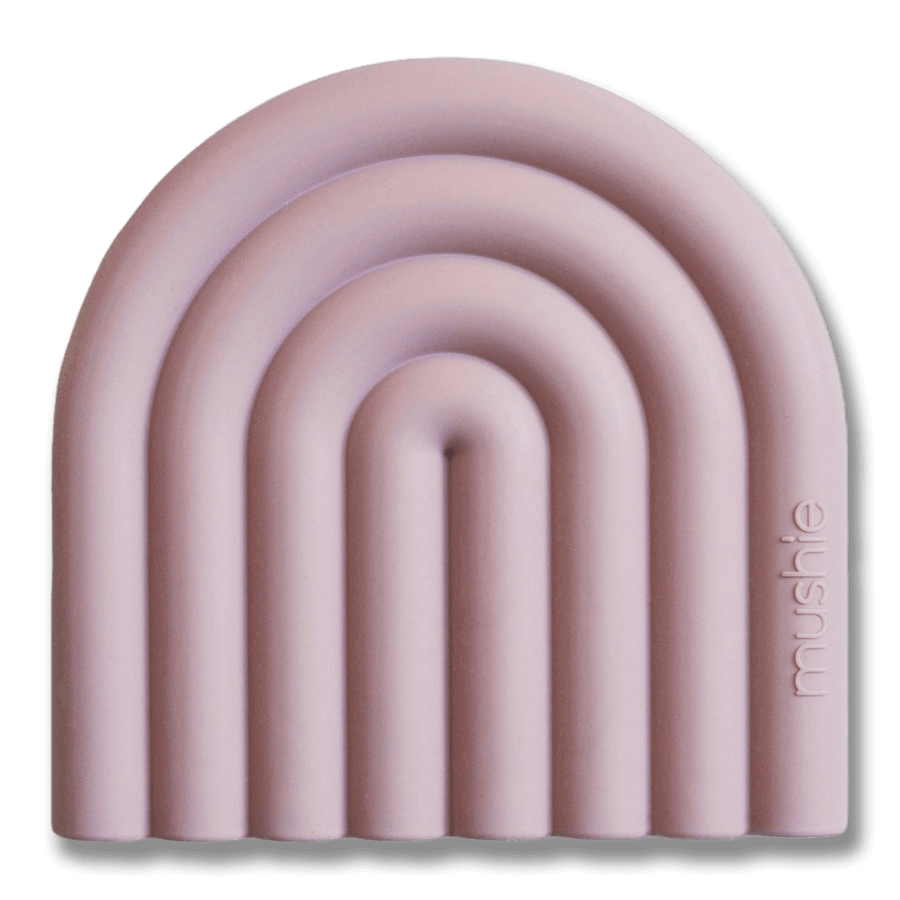 Mushie bitring regnbåge - Mauve