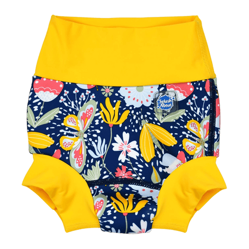 Babysvømming badebukse med bakteriedrepende innerbleie - Happy Nappy DUO™ Garden Delight