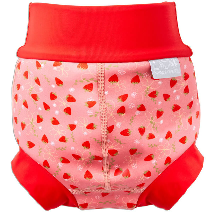 Badebleie for babysvømming - Happy Nappy DUO™ Strawberry field