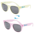 Solbriller som skifter farge. For barn 4-10 år. Skifter farge i solen fra Gule til Rosa