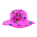Rosa UPF50+ solhatt med stor brem - Banz Dreamtime Pink