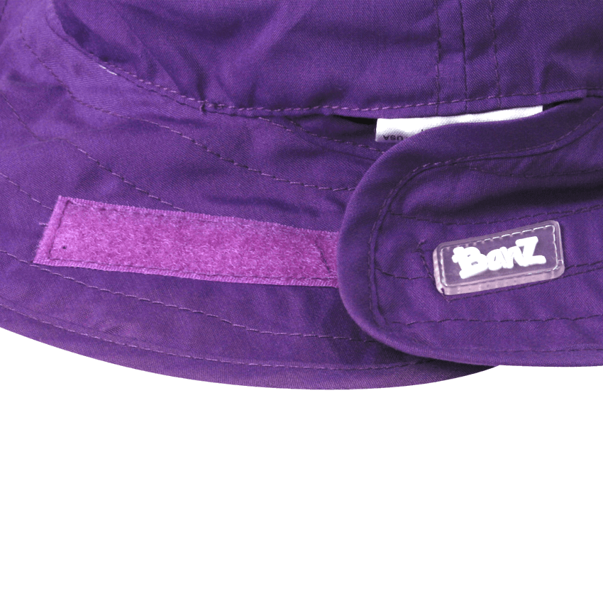 Solhatt med UV-beskyttelse - Lilla Blomster (Banz Purple Flowers)