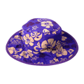 Solhatt med UV-beskyttelse - Lilla Blomster (Banz Purple Flowers)