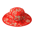 Solhatt med UV-beskyttelse - Røde Blomster (Banz Red Flowers)