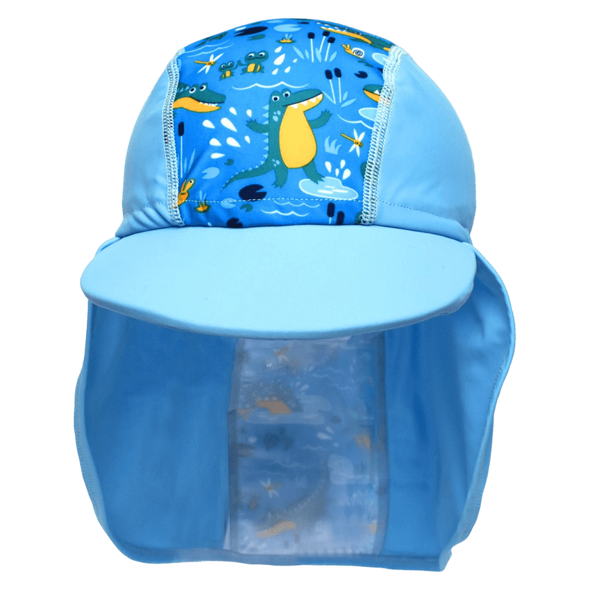 Solhatt UPF50 for barn og baby - Crocodile Swamp