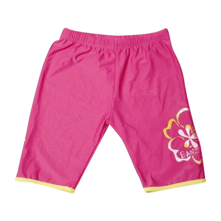 UV badebukse i Rosa og gul - Banz Sun Blossom Shorts