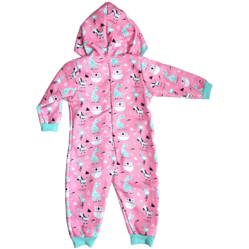 Vanntett jumpsuit for baby - Rosa