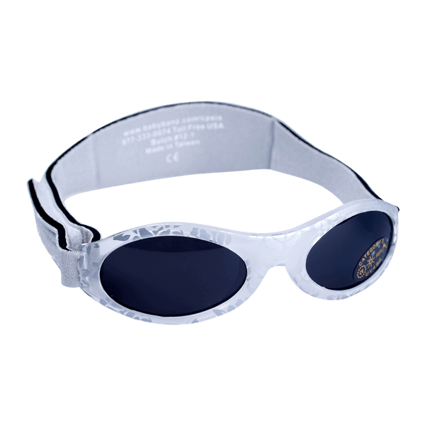 Baby Banz solbriller for barn - Blomstrete sølv (Adventure Silver leaf)