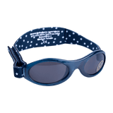 Baby Banz / Kidz Banz solbriller for barn og baby - Mørkeblå (Adventure Navy star)