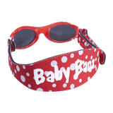 Baby Banz solbriller for barn. Røde prikker.