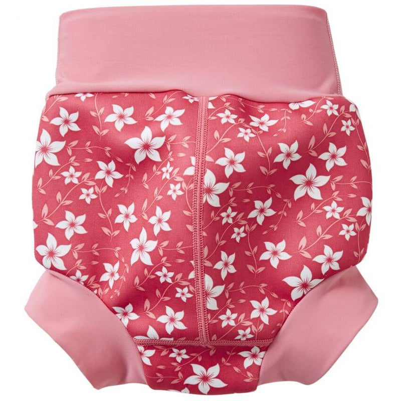 Badebukse for babysvømming - Happy Nappy Pink Blossom
