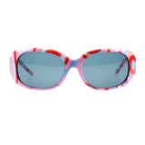 Solbriller for barn 4-10 år - Rosa striper (JBanz Pink Multistripe)