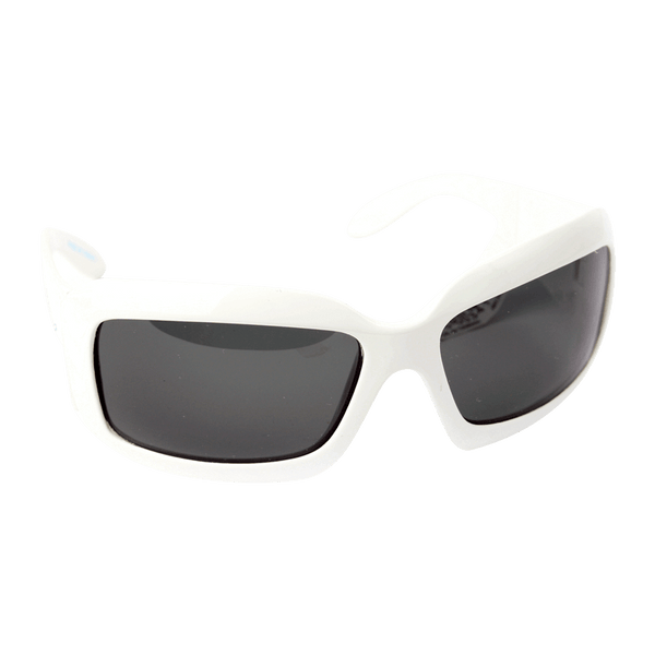 Solbriller for barn 4-10 år - Hvite (JBanz White Wrap)