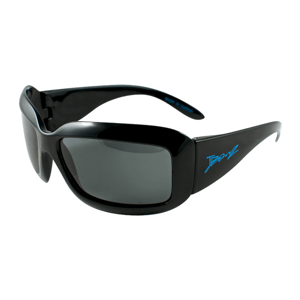 Sorte junior solbriller i klassisk stil - JBanz Black Classic