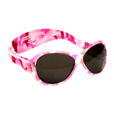 Retro Solbriller for barn og baby - Rosa mønster (Retro Banz Pink Diva)